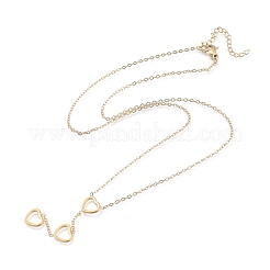 Ensembles de bijoux en acier inoxydable 304 en forme de cœur&nbsp;SJEW-M097-17G