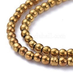 Abalorios de vidrio electroplate hebras&nbsp;EGLA-K014-A-FP05