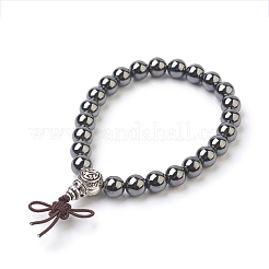 Bracciali tondi in pietra mista naturale / sintetica&nbsp;BJEW-JB03845
