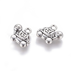 Pendente in lega stile tibetano&nbsp;TIBEP-E099-AS