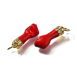 Ciondoli smaltato in ottone&nbsp;KK-Q043-29A-02