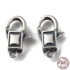 925 Karabinerverschluss aus Thailand-Sterlingsilber&nbsp;STER-D003-33AS