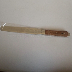 Espátula de acero con mango de madera&nbsp;DRAW-PW0003-35