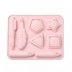 Moules en silicone de qualité alimentaire pour crayons diy&nbsp;DIY-B057-09