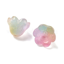 Bouchons de perles de verre transparents&nbsp;GLAA-B028-01H