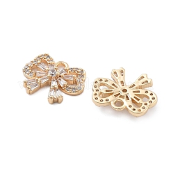 Pendentifs avec zircon cubiques à micro-pavés en laiton&nbsp;KK-B125-23G-02