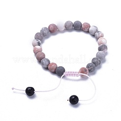 Nylon réglable bracelets cordon tressé&nbsp;BJEW-JB04213-01