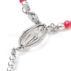 Colliers de chapelet en perles de verre&nbsp;NJEW-JN04326