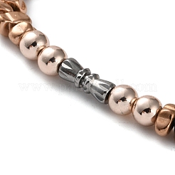 Galvanisierte nicht magnetische Hämatitarmbänder&nbsp;BJEW-G728-05