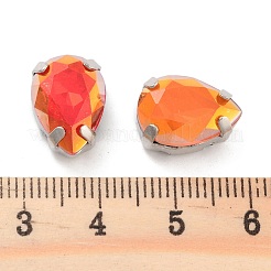 Tropfenförmiger Opal zum Aufnähen von Strassen&nbsp;RGLA-G024-06A-P