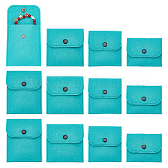 12 sac de couverture de carte en feutre portable de 4 styles&nbsp;ABAG-GA0001-21C