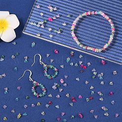 1370pcs 10 Farben transparente Glasperlen&nbsp;GLAA-YW0004-58