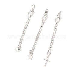 3 Stück 3 Stile 304 Edelstahl-Endketten-Set&nbsp;FIND-JF00153-02