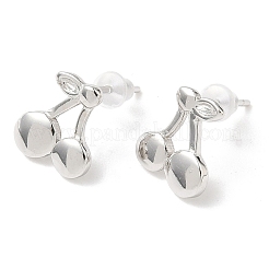 925 Sterling Silber Ohrstecker&nbsp;EJEW-B144-01S