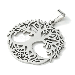 Pendentifs en acier inoxydable 201 anti-ternissement&nbsp;STAS-U003-21B-P