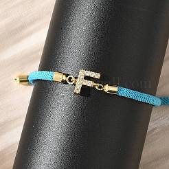 Bracciali in nylon con bretelle regolabili&nbsp;BJEW-C096-01G-06