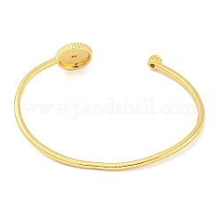 Gestellplattiertes Messing&nbsp;BJEW-B110-03G-01