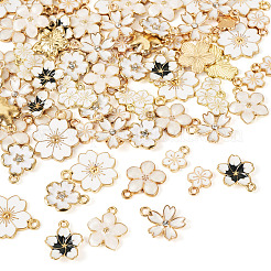 Encantos de esmalte de aleación 100pcs 10 estilos&nbsp;ENAM-TA0003-09