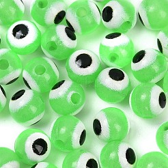Perles acryliques opaques lumineuses et imprimées&nbsp;LACR-G050-01F