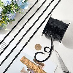 1 Rolle PVC-Paillettenperlen&nbsp;DIY-SP0005-27A