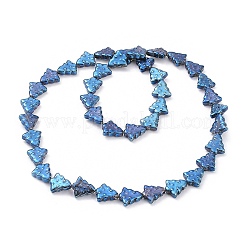 Brins de perles de verre de galvanoplastie transparentes&nbsp;EGLA-C002-FR04
