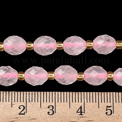 Natürlichen Rosenquarz Perlen Stränge&nbsp;G-F809-A15-01