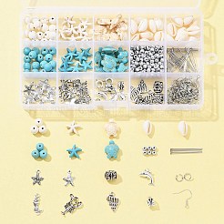 DIY-Set zur Herstellung von Ohrringen mit Ozeanmotiv&nbsp;DIY-FS0005-54