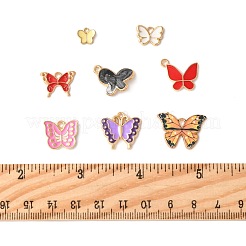 80 Stück 8 Arten Legierung Emaille Anhänger&nbsp;ENAM-FS0003-62