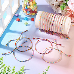 16 braccialetti in cordoncino di cotone macramè in 8 stili&nbsp;BJEW-TAC0058