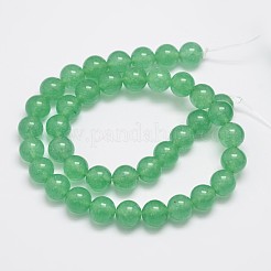 Natürliche und gefärbte Perle Malaysia Jade Stränge&nbsp;G-A146-10mm-A04