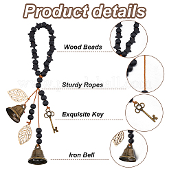 3 pz perline di legno decorazione pendente&nbsp;HJEW-OC00042