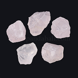 Natural Rose Quartz Beads, Nuggets, No Hole/Undrilled, 10~41x15~30x12~22mm