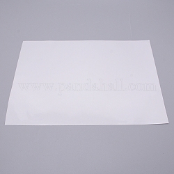 Toile auto-adhésive en tissu chimique, fournitures de peinture, rectangle, blanc, 30x21x0.01 cm