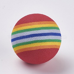 Веселые шары ева радуга, круглые, красочный, 42 мм