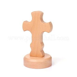 Пасхальная тема, украшение в виде деревянного креста, для украшения церкви, загар, 120x65 мм