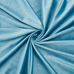 Tessuto da rivestimento in velluto blu cadetto benecreat da 1 metro, Materiale per tende per cuscini per coprisedia in spandex largo 1.45 m per cucito fai da te, abbigliamento, costume
