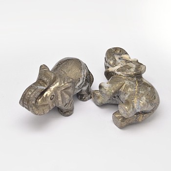 Elephant Natural Pyrite Display Decorations G-A145-01C