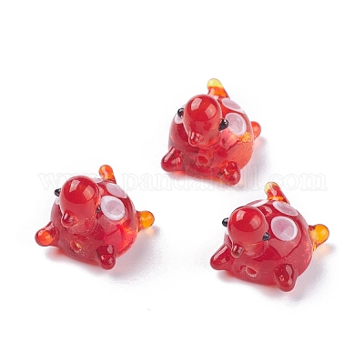 Perles vernissées manuelles&nbsp;LAMP-D015-03E-1