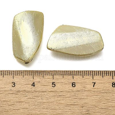 Perles en plastique ccb avec placage UV&nbsp;CCB-D008-10G-1
