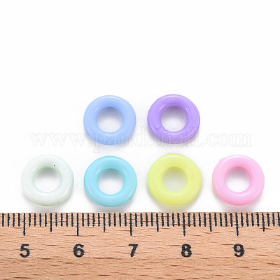 Opake Acryl Verknüpfung Ringe&nbsp;MACR-S373-30H-1