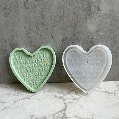 Stampi in silicone alimentare per candele a forma di cuore fai da te  all'ingrosso 