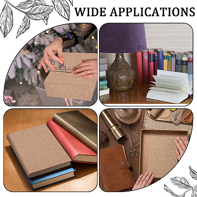 DIY-Leinenimitat&nbsp;SENE-WH0003-37A-04-1