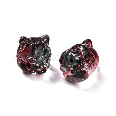 Perles en verre transparentes&nbsp;GLAA-D025-06C-1