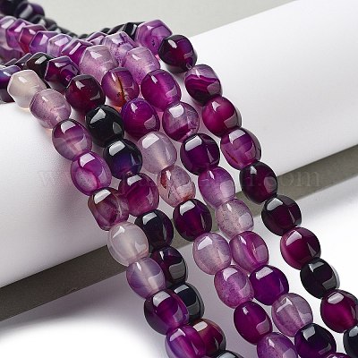Chapelets de perles d'agate naturelle&nbsp;G-G172-02E-1