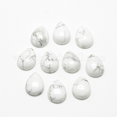 Natur Howlite Cabochons&nbsp;G-R417-10x14-29-1