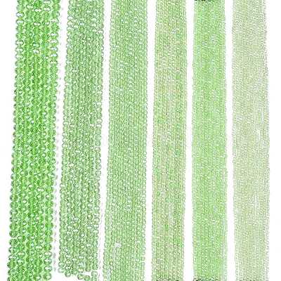 Chapelets de perles en verre électroplaqué&nbsp;EGLA-A044-T2mm-A09-1