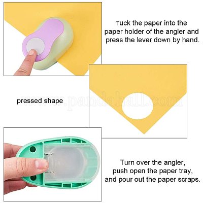1Pc 2.5cm Circle Round Paper Craft Hole Punch Tool Kids DIY Scrapbook Cutter  Random Color