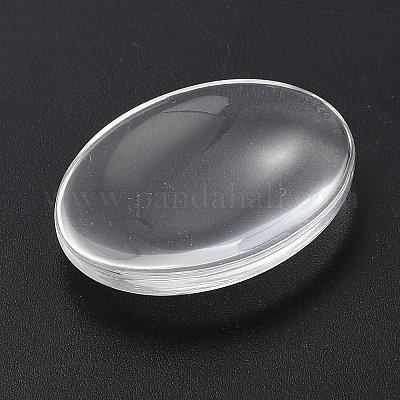 Glas cabochons&nbsp;GLAA-WH0032-30-1