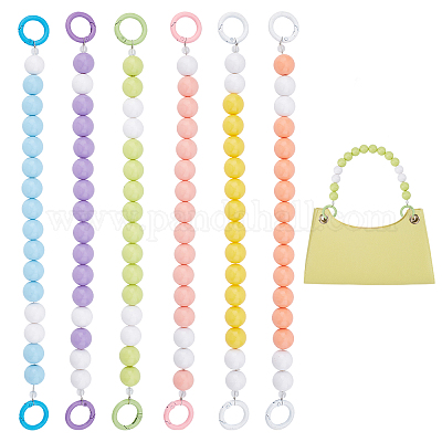 Multicolor Beaded Bag Strap Replacement Bag Strap Handbag 