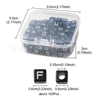 100pcs perles acryliques opaques&nbsp;SACR-YW0001-55-1